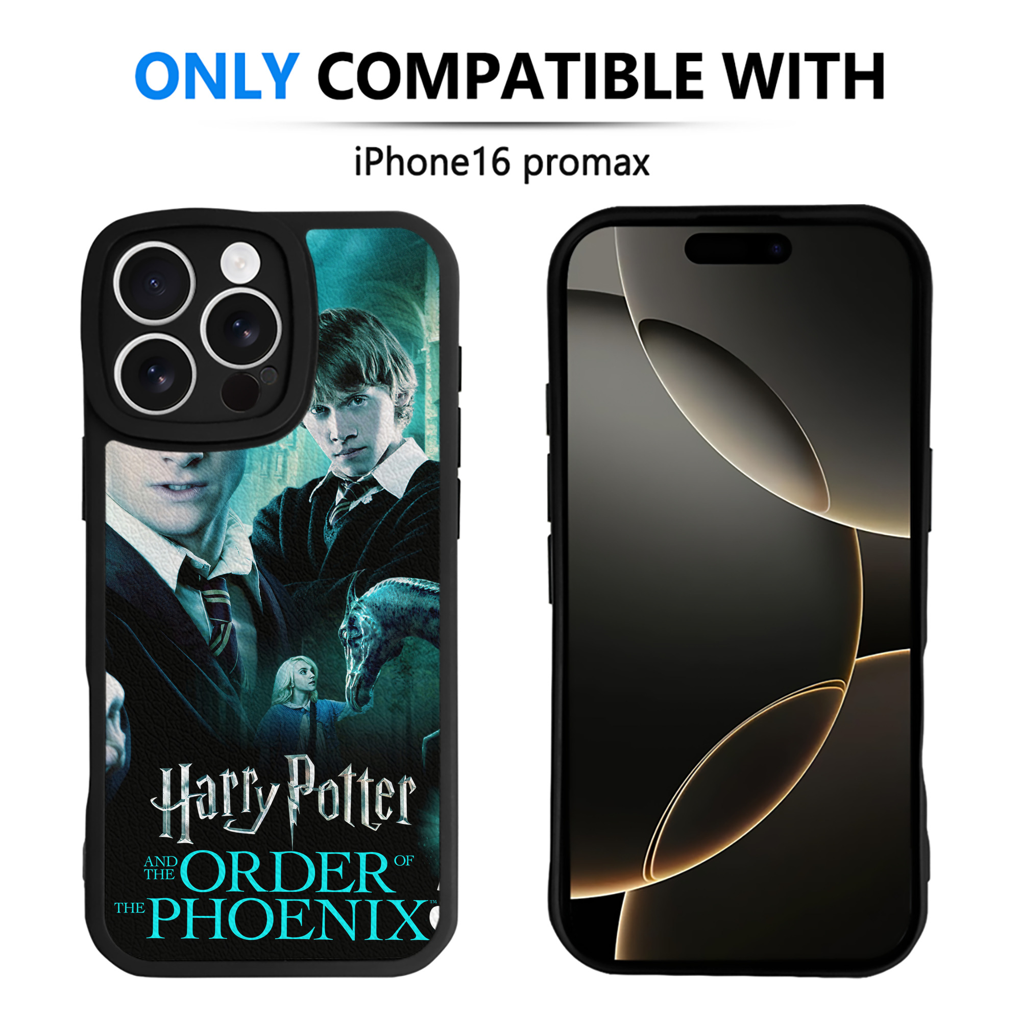（画像用） Harry Potter ハリー・ポッターシリーズ 【iPhone 16シリーズ対応】シリコンスマホケース（レザー調） 材質：シリコン